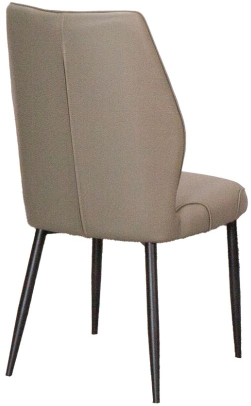 Cramco Marta Matte Black/Mocha Dining Side Chair-3