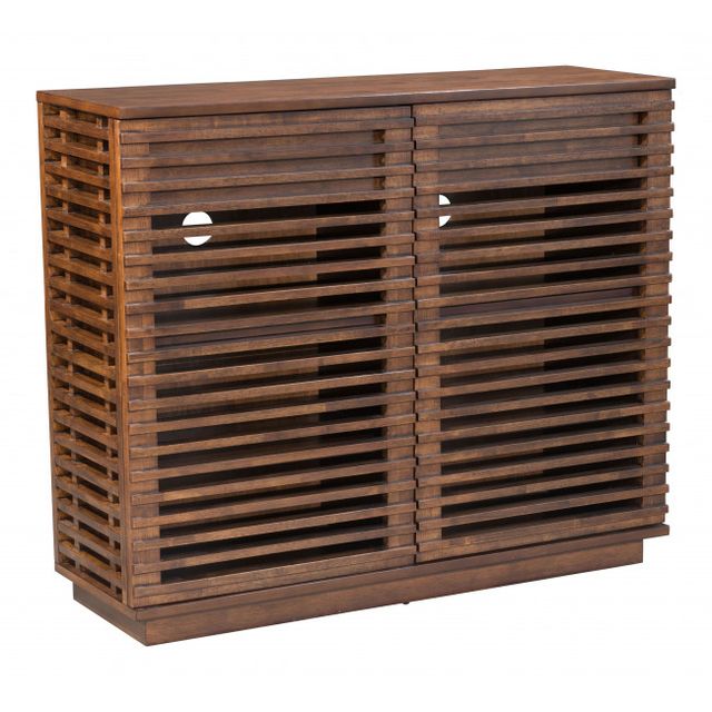 Zuo® Modern Linea Walnut Cabinet-0