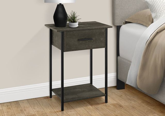 Monarch Specialties Inc. Dark Bronze Accent Table-2