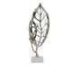 A & B Home Chrome Leaf Duo Sculpture-1