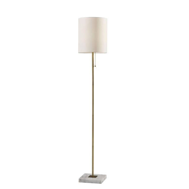 Adesso® Fiona Antique Brass Floor Lamp-0