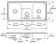 Elkay Celebrity® Brushed Satin 43" 3-Hole Triple Bowl Drop-in Sink-1