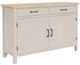 Riverside Furniture Glenndale Aged White/Wheat Buffet-0