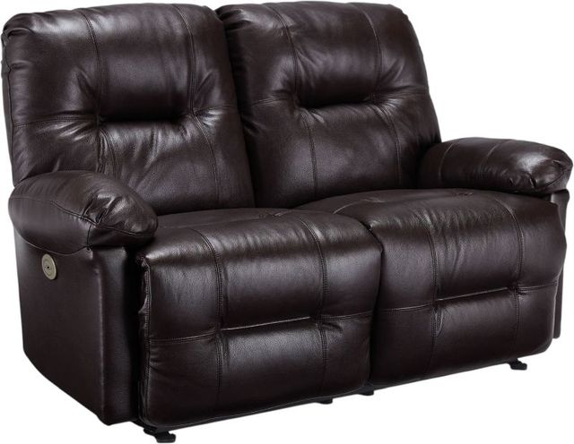 Best® Home Furnishings Customizable Zaynah Leather Manual Reclining Space Saver® Loveseat-0