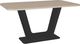 Amisco Customizable Amelia 60" Rectangular Dining Table with Radius Corners and 1" White Oak Veneer Top-0