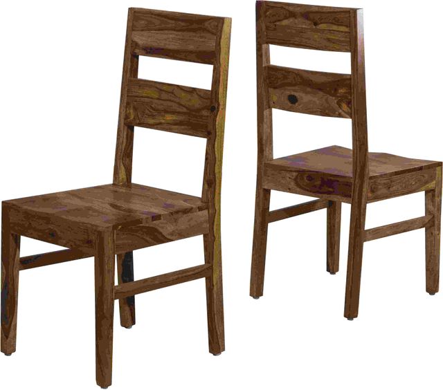 HH2 Home Emerson 7-Piece Sheesham Rectangle Dining Set with Wood Chairs-2