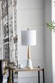 A & B Home Gold Metal Table Lamp-5