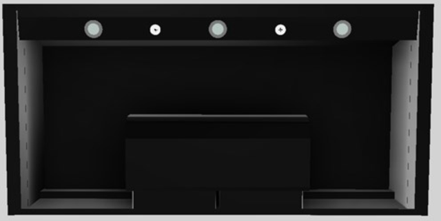Vent-A-Hood® Designer Series 48" Black Wall Mounted Range Hood-2