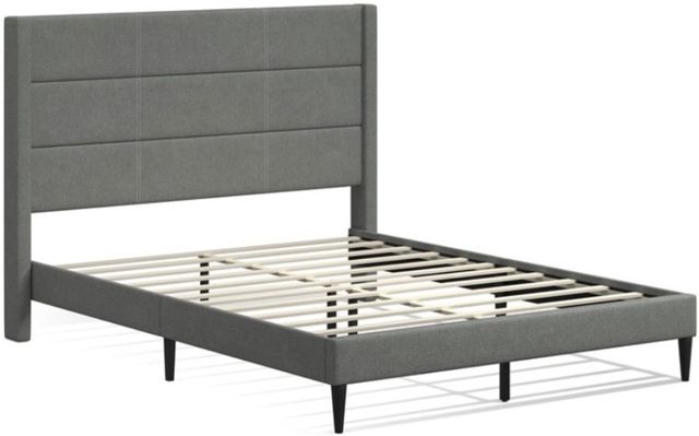 American Wholesale Furniture Tellworth Stone Queen Upholstered Bed-1
