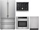 Thor Kitchen® 4 Piece Stainless Steel Gas Kitchen Package-0