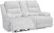 Signature Design by Ashley® Rhines Falls Alloy Dual Power Reclining Loveseat with Console-0