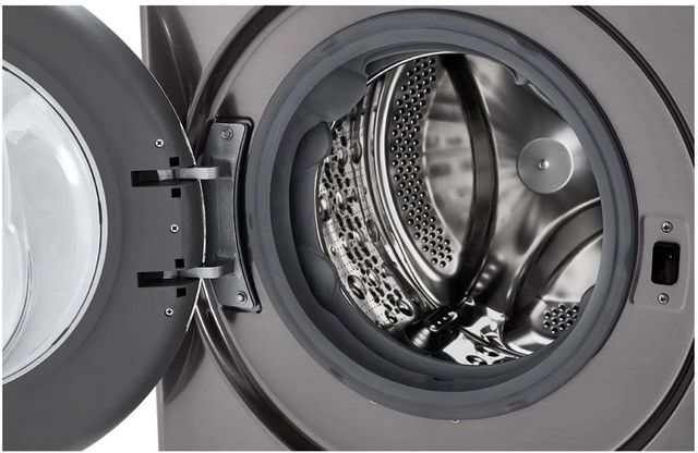 LG 2.4 Cu. Ft. Graphite Steel Front Load Washer Dryer Combos -7