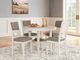 Signature Design by Ashley® Erinberg 5-Piece Antique White Dining Room Table Set-4