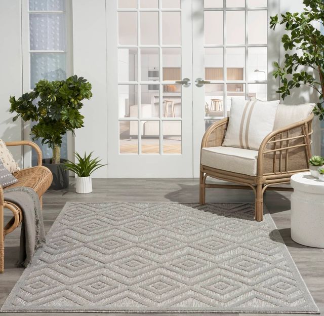 Nourison Home™ Versatile Silver Gray 5'x7' Area Rug-1