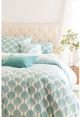 Surya Cotton Velvet Aqua 22"x22" Pillow Shell with Down Insert-3