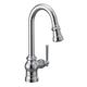 Moen® Paterson Chrome One-Handle High Arc Pulldown Single Mount Bar Faucet-1