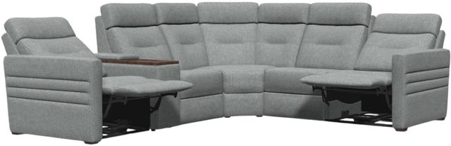 Palliser® Furniture Customizable Reece 4-Piece Power Reclining Curved Sectional-3