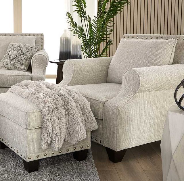 Hughes Furniture® 24850 Largo Pearl Ottoman-2