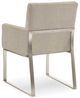 Century® Iris Stainless Arm Chair-1