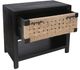 A & B Home Black/Taupe Bedside Cabinet-2