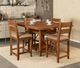 Horizon Home® Urban Rustic 5-Piece Brown Counter Height Dining Set-3