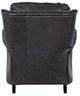Bradington-Young Richardson Charcoal Manual High Leg Recliner-3