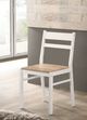 Furniture of America® Debbie 5-Piece Natural/White Dining Table Set with Bench-1