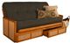 Kodiak Furniture Westport Linen Charcoal/Honey Full Storage Futon with Mattress-0