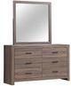 Coaster® Brantford Barrel Oak Dresser and Mirror-0