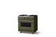 Viking® 5 Series 36" Martini Pro Style Gas (NG) Range with Brushed Brass Trim-2