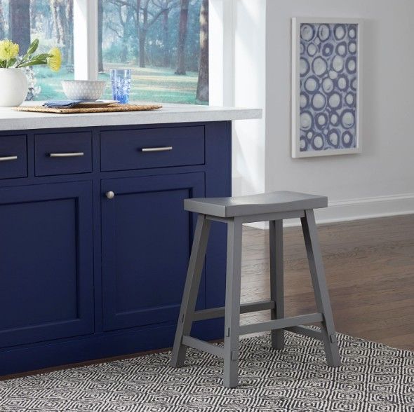 Liberty Furniture Creations II Gray 24" Sawhorse Counter Stool-1