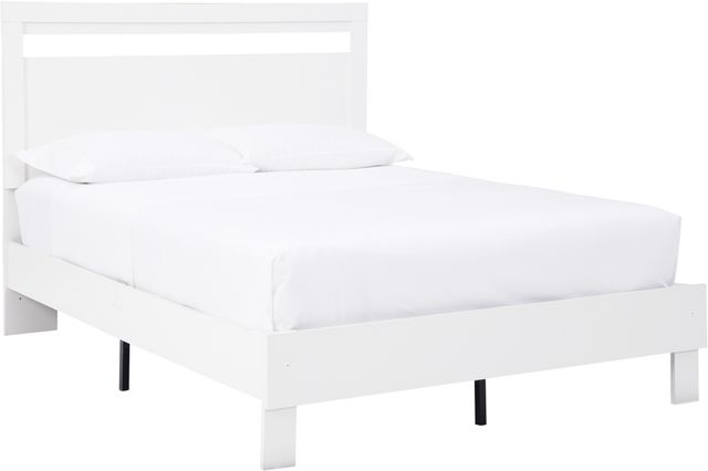Signature Design by Ashley® Flannia White Queen Platform Bed-2