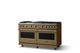 Viking® 5 Series 60" Golden Hour Pro Style Gas (LP) Range with Polished Chrome Trim-2