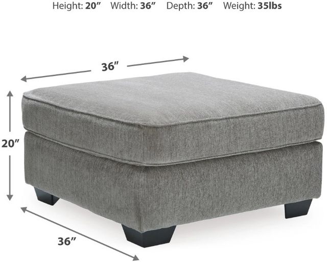 Signature Design by Ashley® Altari Alloy Oversized Accent Ottoman-2