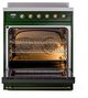 Ilve® Nostalgie II Series 30" Emerald Green Pro Style Induction Range-2