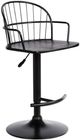 Armen Living Edward Black Bar Stool-0