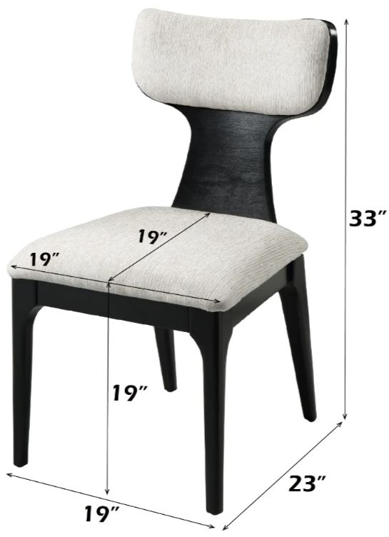 ACME Furniture Marioly 2-Piece Beige Side Chair Set-2