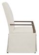 Fairfield® Customizable Entree Dining Concave Tall Back Arm Chair with Skirt-2