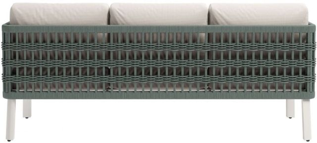 Zuo® Modern Bridgehampton White Aluminum Outdoor Sofa-4