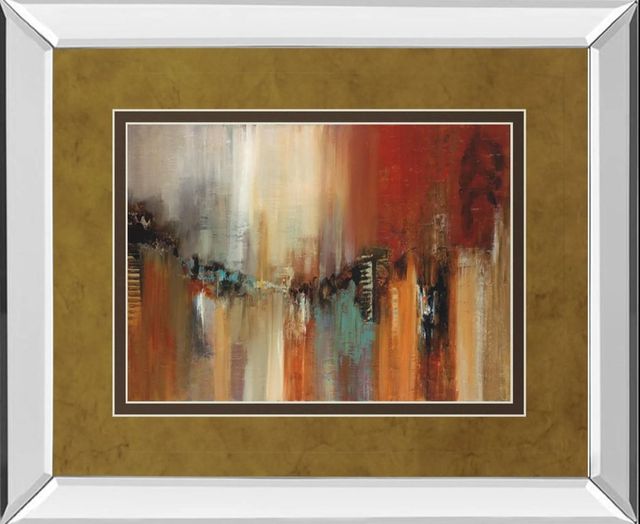 Classy Art Skyline by Cat Tesla Mirror Framed Wall Art-0