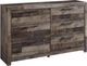 Benchcraft® Derekson 3-Piece Multi Gray Twin Panel Bed Bedroom Set-2
