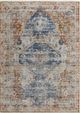 Feizy Kaia Blue/Red 5' x 7' Rug-0