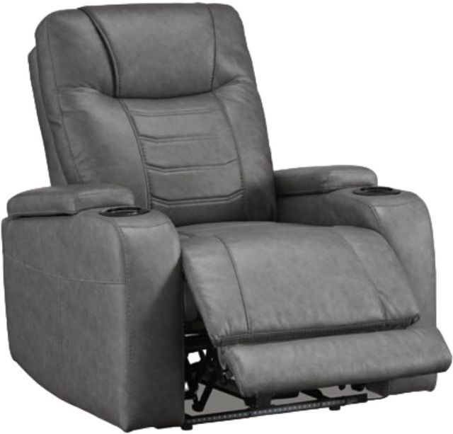 Signature Design by Ashley® Schooner Rocks Slate Power Recliner-4