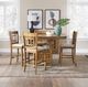 Liberty Furniture Santa Rosa II 5-Piece Antique Honey/Gray Pub Dining Set-1