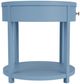 Riverside Furniture Rosalie Cabana Blue Round End Table-3
