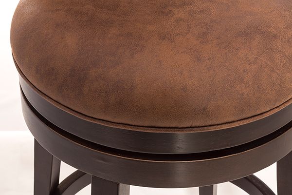 HH2 Home Edenwood Chocolate/Chestnut Swivel Bar Stool-2
