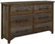 International Furniture Direct Town Brown/Gray Dresser-0