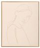 Moe's Home Collection Line Gold Framed Wall Decor-0
