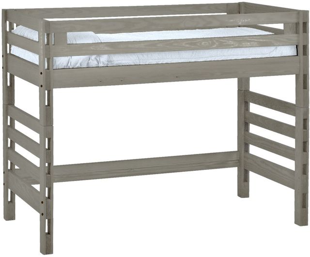 Crate Designs™ Furniture Storm Twin XL Ladder End Loft Bed-0