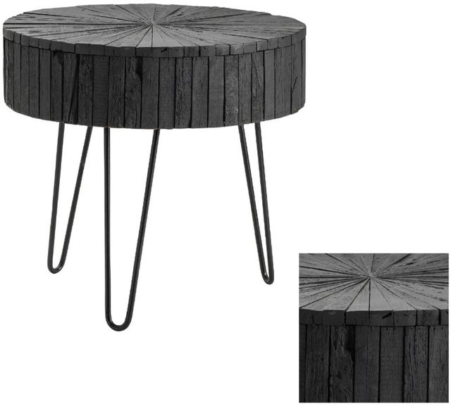Crestview Collection Drummond Black Side Table-2